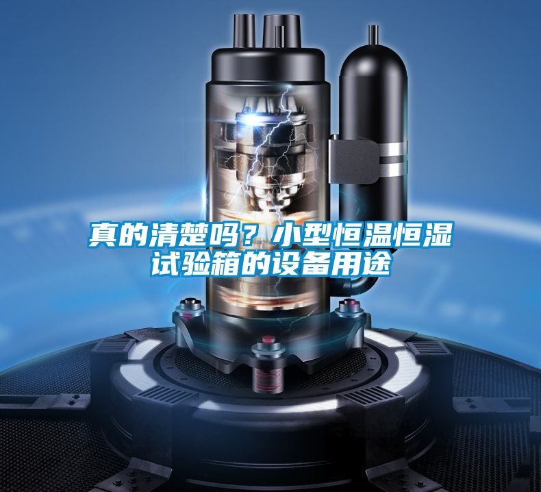 真的清楚嗎？小型恒溫恒濕試驗箱的設(shè)備用途