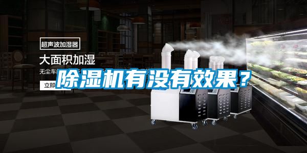 除濕機有沒有效果？