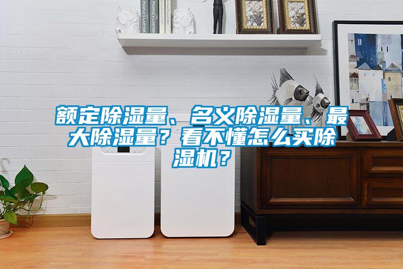 額定除濕量、名義除濕量、最大除濕量？看不懂怎么買除濕機？