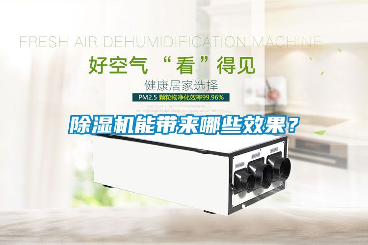除濕機(jī)能帶來哪些效果？