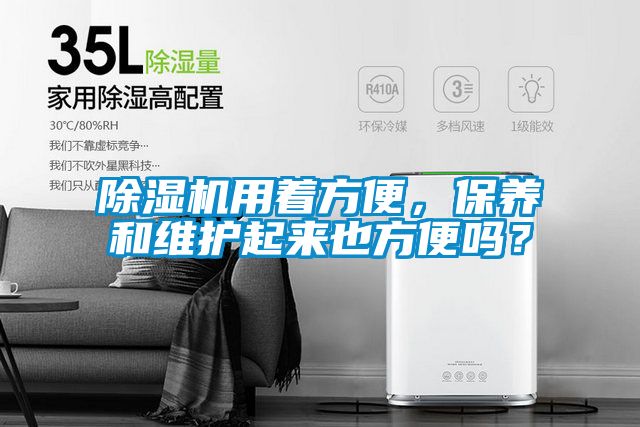 除濕機用著方便，保養(yǎng)和維護起來也方便嗎？