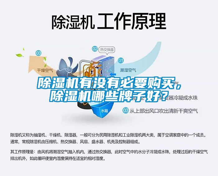 除濕機有沒有必要購買，除濕機哪些牌子好？