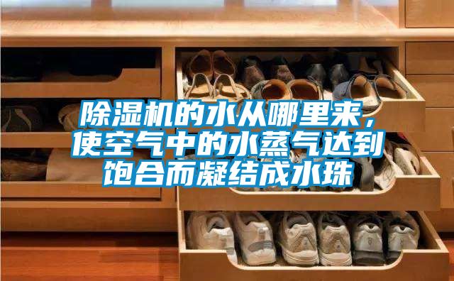 除濕機(jī)的水從哪里來(lái)，使空氣中的水蒸氣達(dá)到飽合而凝結(jié)成水珠