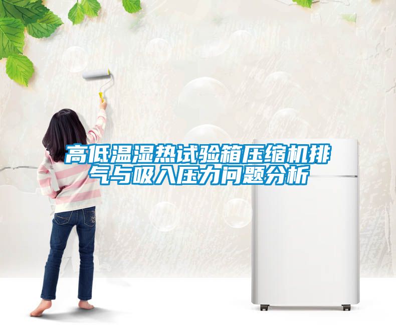 高低溫濕熱試驗箱壓縮機(jī)排氣與吸入壓力問題分析